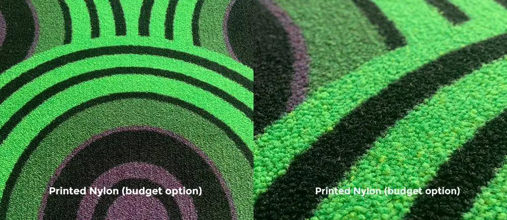 Room 237 wall-to-wall CARPET in PRINTED NYLON. UK/Europe: Min. order approx 30 sqm, Standard roll widths = 4m widths. USA: Min. order approx 65sy (55 sqm), Standard roll widths = 12, 13'2", or 15'