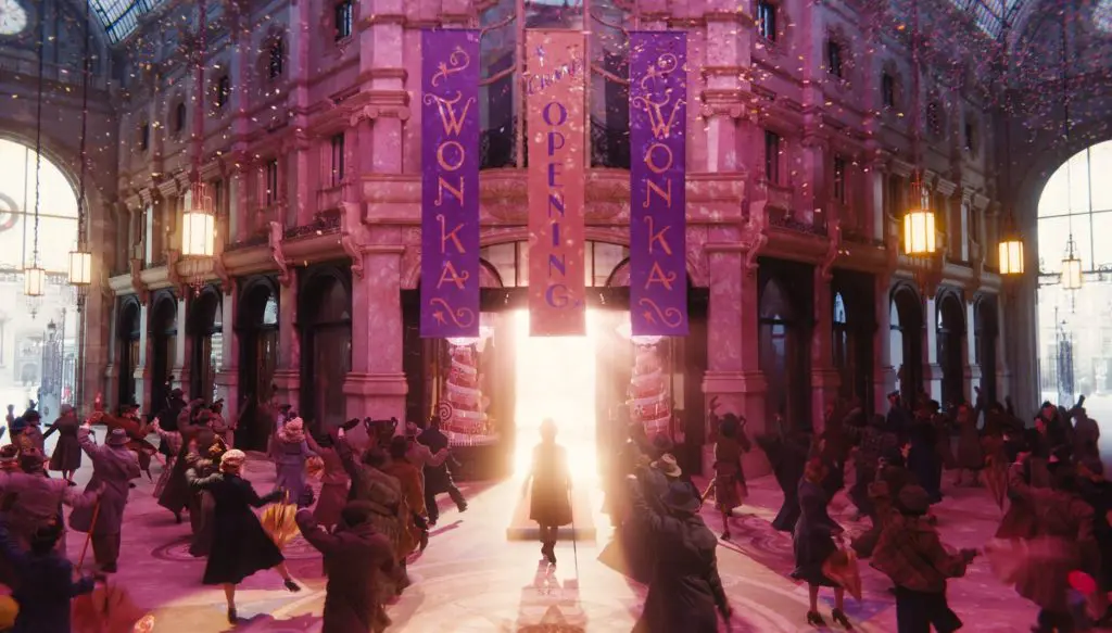 wonka film sets film awards 2024 nominee