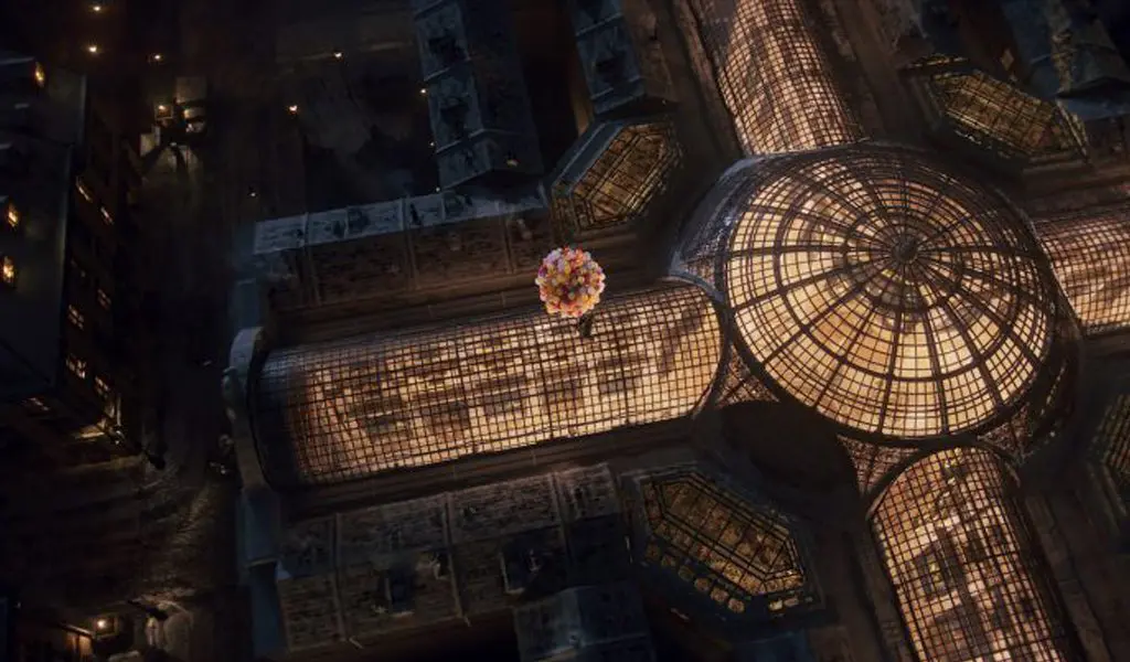 Wonka: Floating above the Galaries Gourmet