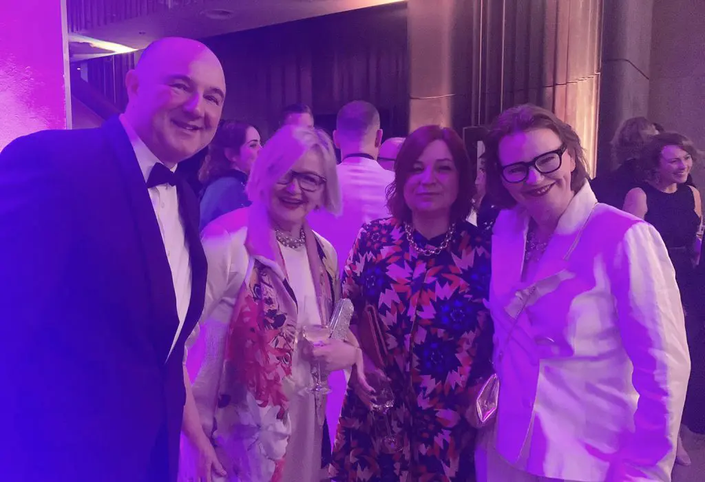 LtoR: Lawrence Shinn from Farley's, Sarah Greenwood, F&F's Paula Benson and Katie Spencer