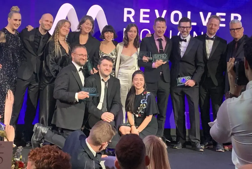 The design team of Poor Things at the BFDG Awards