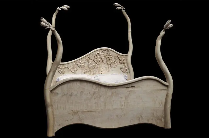 surreal sculptural bed