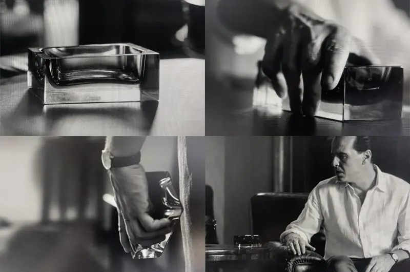 Flavio Poli Murano Glass ashtray as seen in Ripley