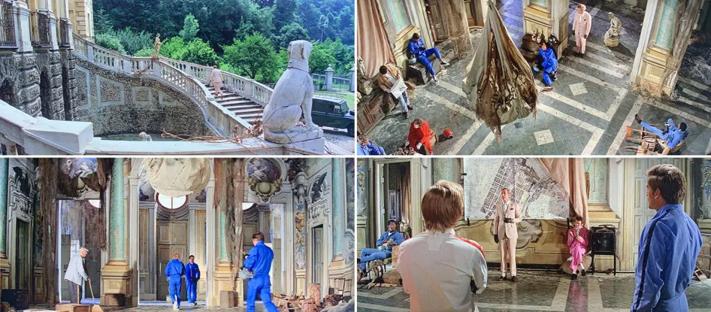 heist planning in Villa Della Regina comp