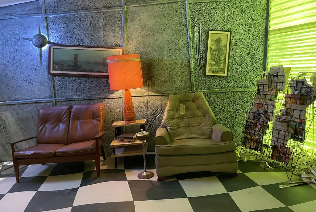Beetlejuice 2 waiting room film set
