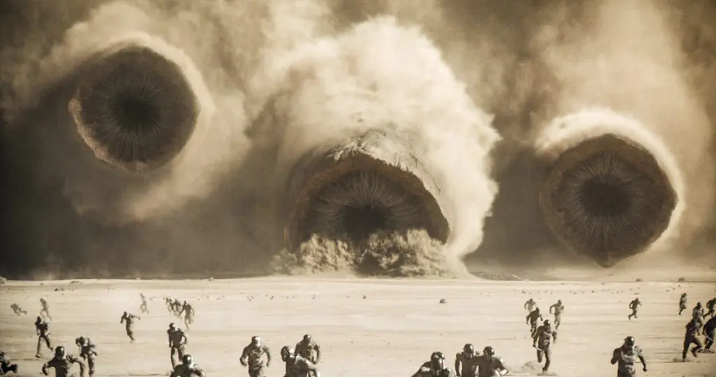 Sandworms in Dune" Part Two
