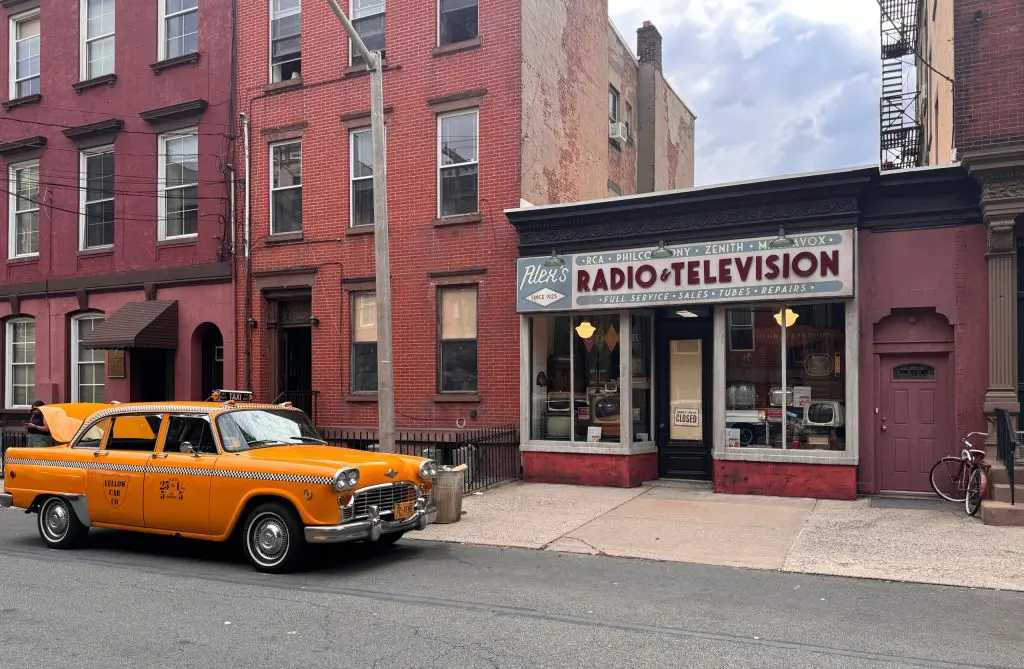 A Complete Unknown: Bob Dylan's apartment exterior