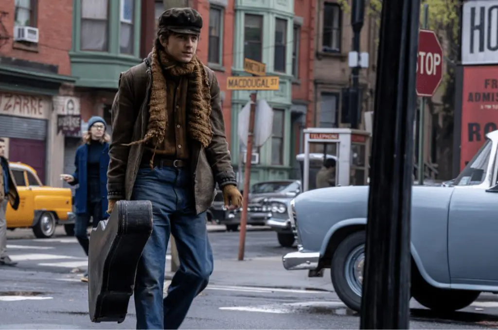 A Complete Unknown: Greenwich Village street scene