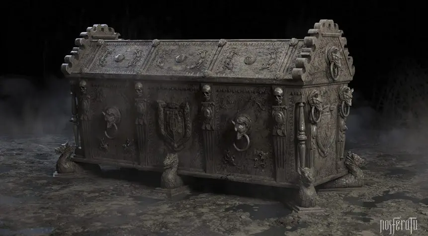 Nosferatu: Orlock's coffin