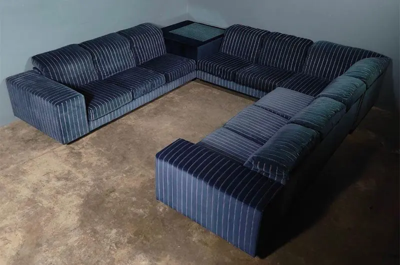 Howard Keith Original Blue Barbican Modular Sofa Set