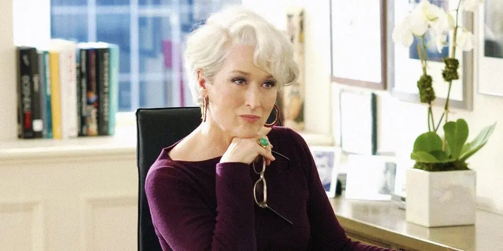Miranda Priestly in The Devil Wears Prada