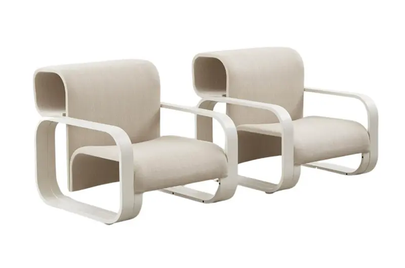 Jan Bočan armchairs bugonia