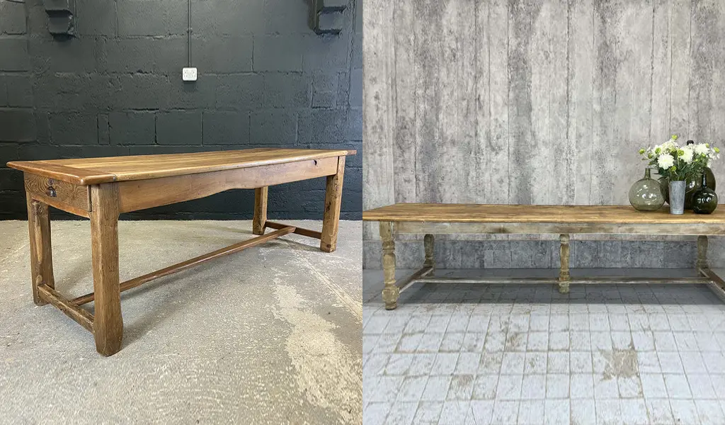 Vintage French dining tables from Vinterior