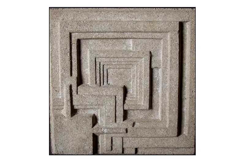 Ennis House tile textile block as seen in Blade Runner