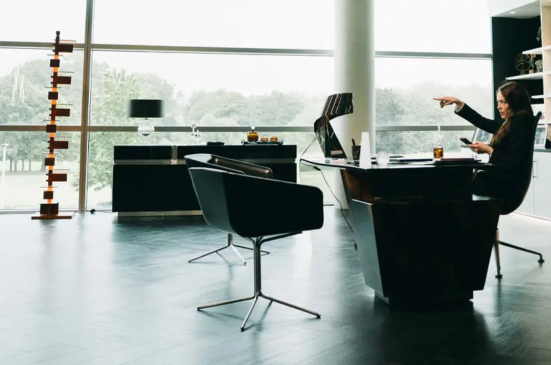 Taliesin 2 Floor Lamp by Frank Lloyd Wright as seen in Bugonia