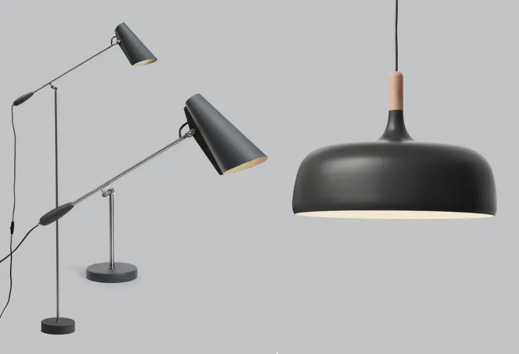 northen birdy lamps and acorn pendant comp