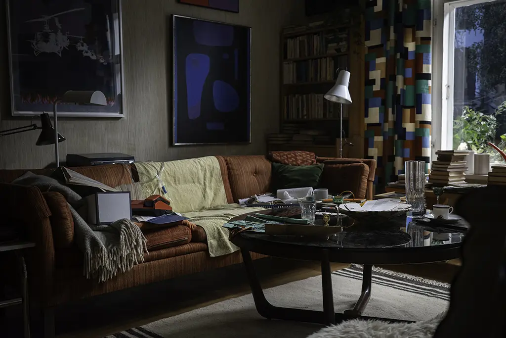 The Living Room in the 1980's before Gustav moves back from Sweden