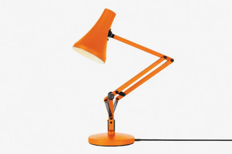 Anglepoise lamp orange