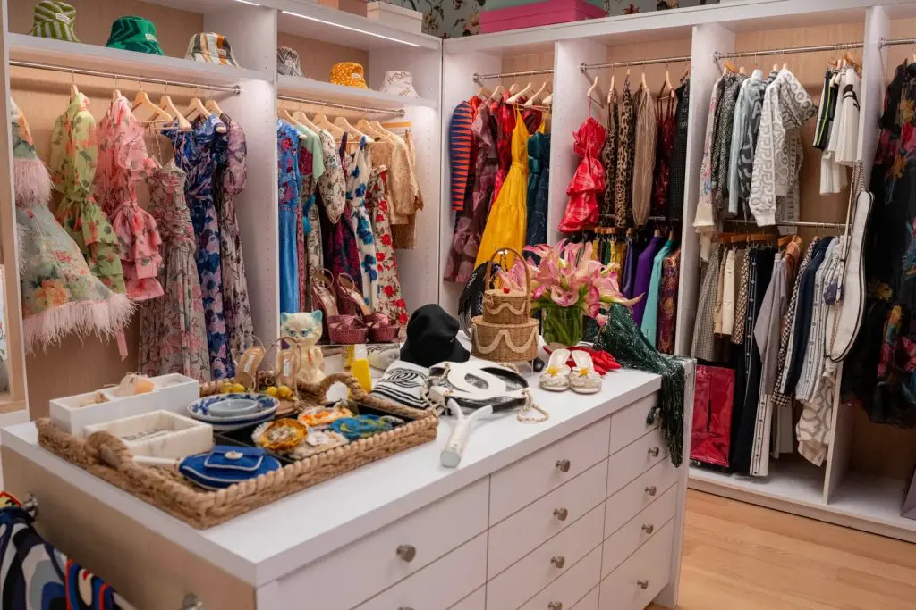 The Fashion closet in The Devil Wears Prada 2