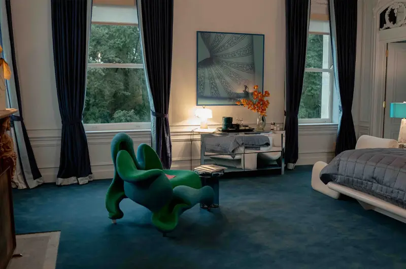 Armchair by Misha Kahn, Ammonoid Beta, as seen in The Devil Wears Prada 2