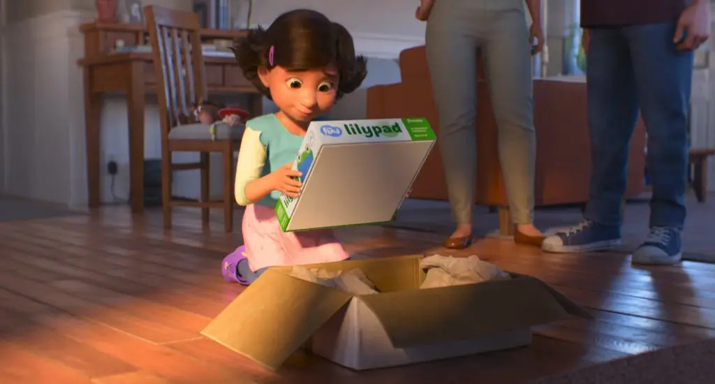 Living room in Toy Story 5