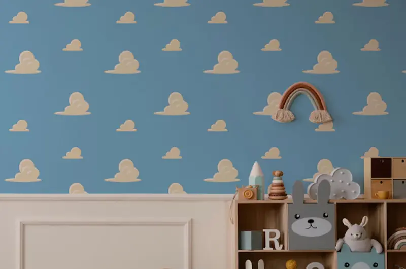 toy story wallpaper blue sky white clouds