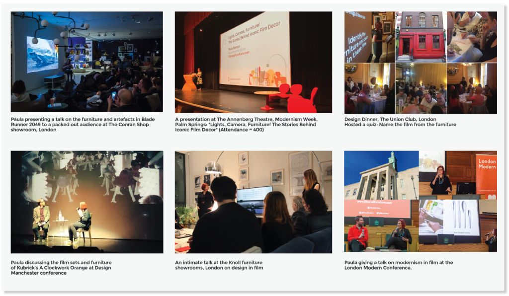 Film and Furniture talks lectures and events