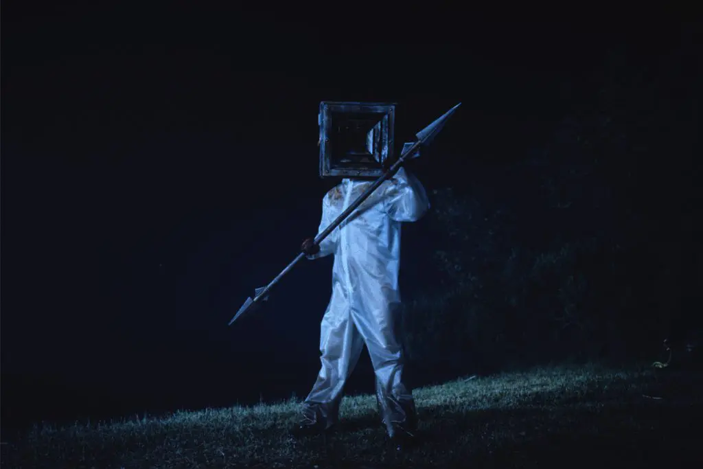 Little Death from Jane Schoenbrun's surreal slasher film Teenage Sex and Death at Camp Miasma