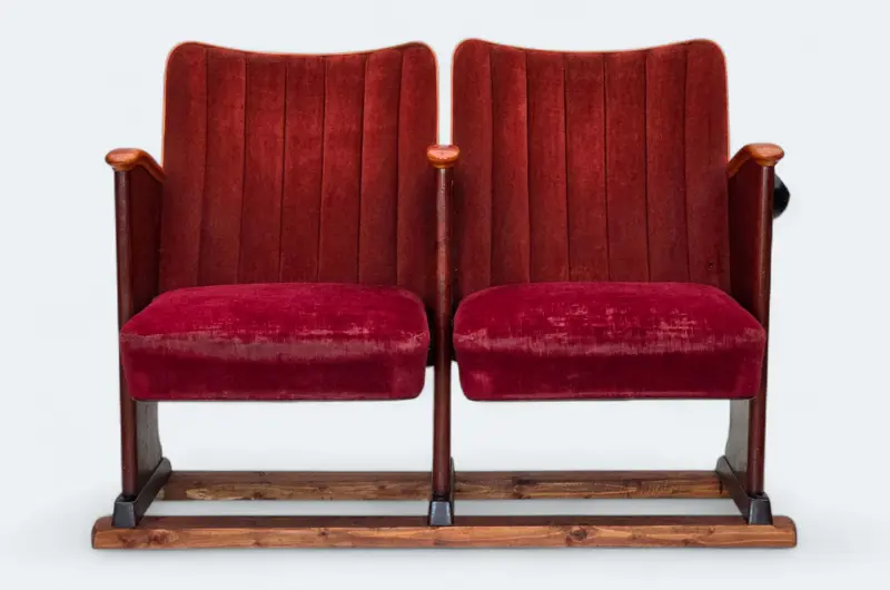 vintage cinema seats