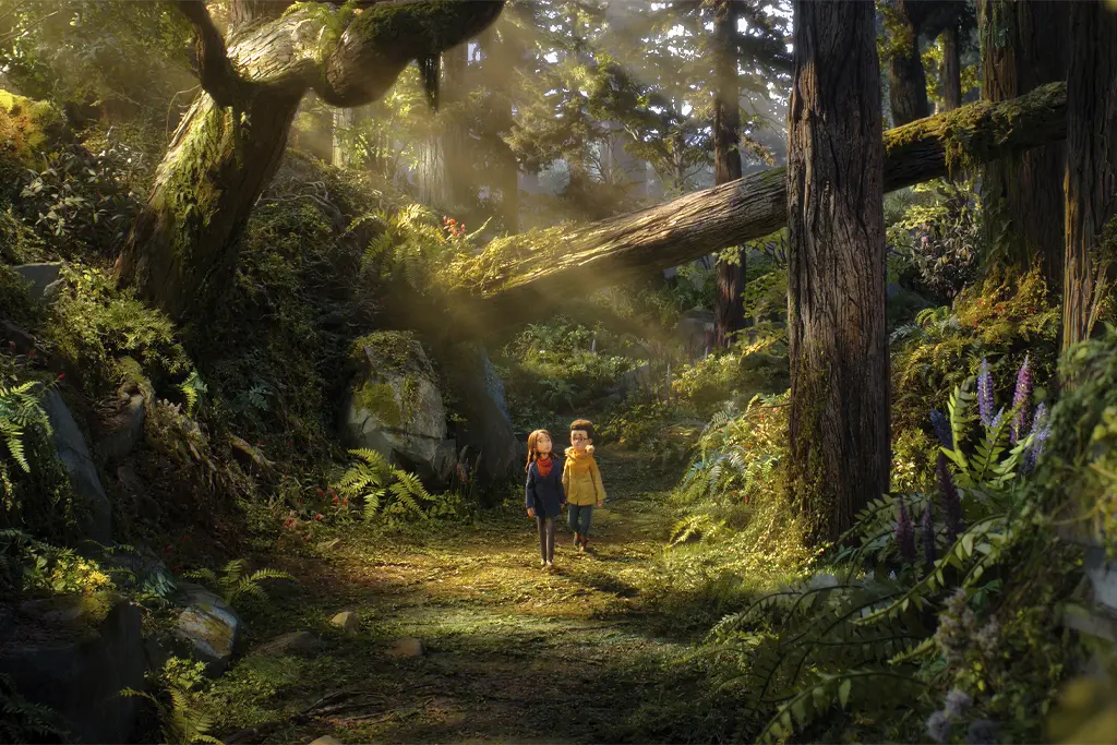 Prue and Curtis navigate the Impassable Wilderness in Wildwood