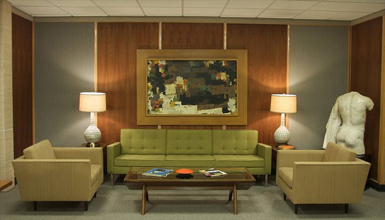 mad men living room