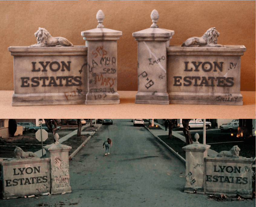 Back To The Future - Lyon Estates Gates - Film and Furniture