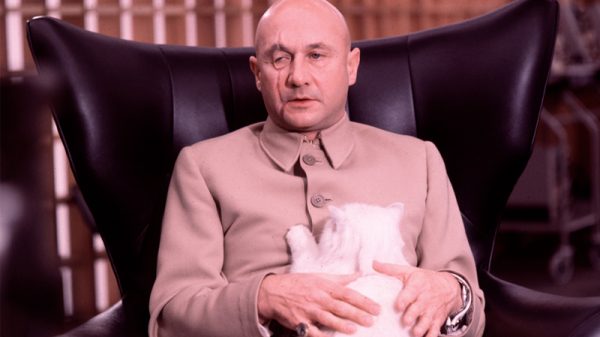 The scene would be nowt with the chair taken out: You Only Live Twice, Blofeld’s chair
