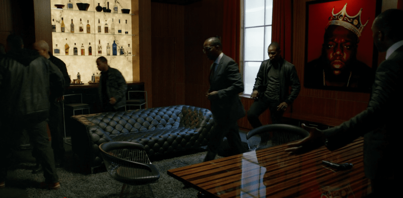 Providence neo-chesterfield sofa in Luke Cage