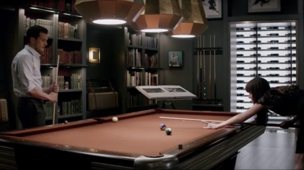 Fifty Shades Darker furniture and decor (Part 2): Christian Grey’s Bedroom, Study, Library & Ana’s closet in exclusive detail