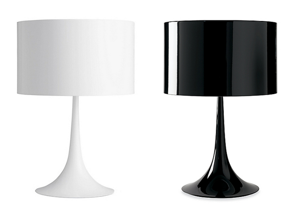 Spun Table Lamp And Furniture, Spun Table Lamp