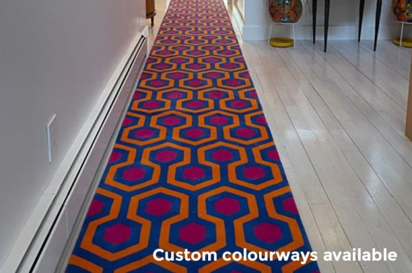 Hicks’ Hexagon officially licensed carpet, designed by David Hicks, as ...
