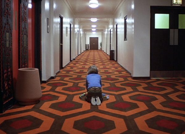 Hicks Grand wallpaper based on the carpet in The Shining