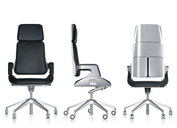 The Interstuhl Silver high backed chair