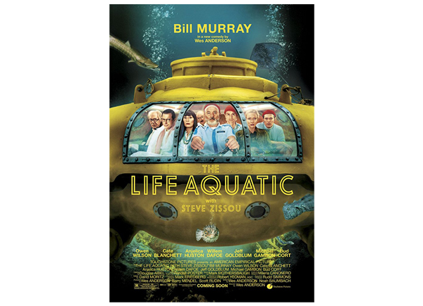 The Life Aquatic With Steve Zissou shower curtain