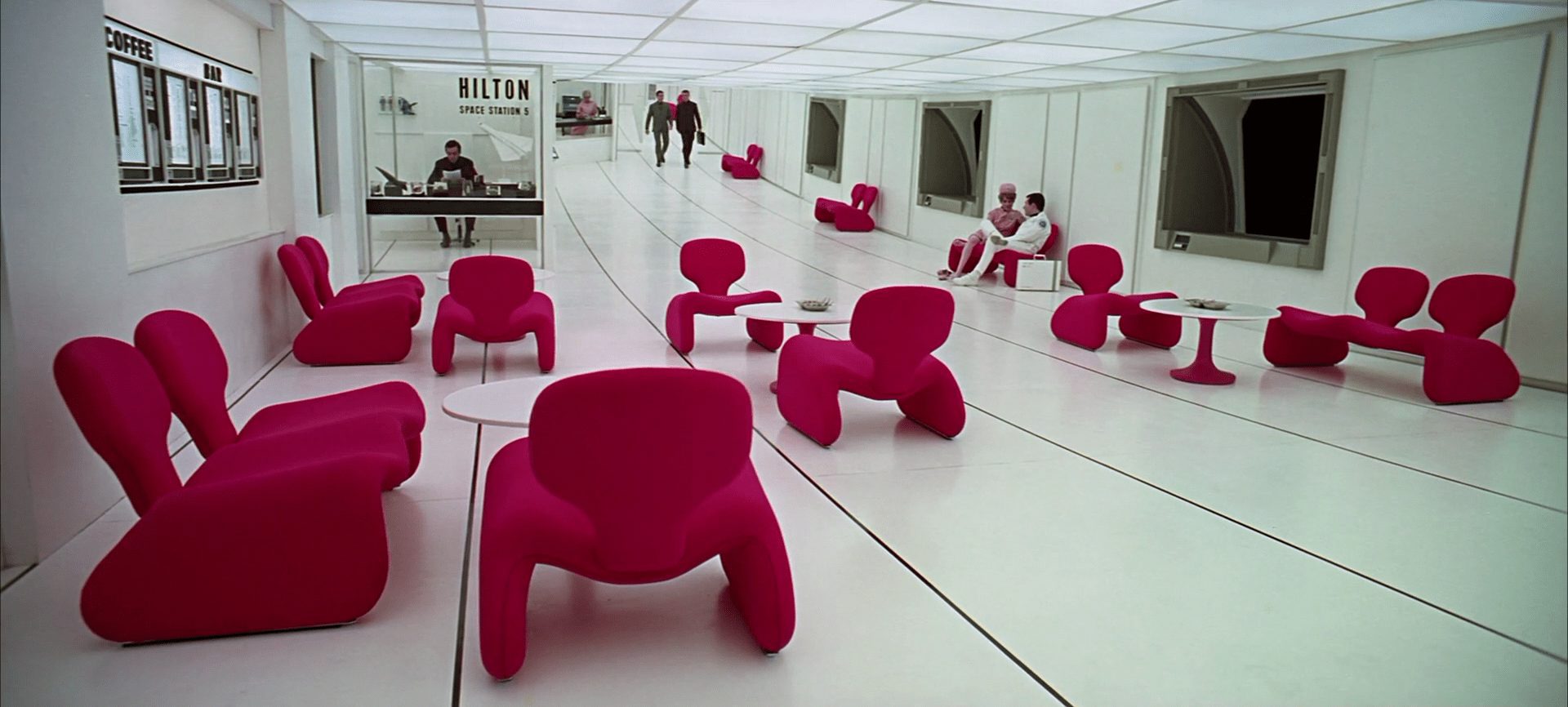 2001 A Space Odyssey – a close look at those fabulously futuristic Djinn  chairs and how Kubrick's vision of the future was brought to life through  'product placement'. - Film and Furniture