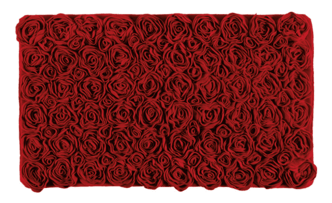 Red Roses Bath Mat