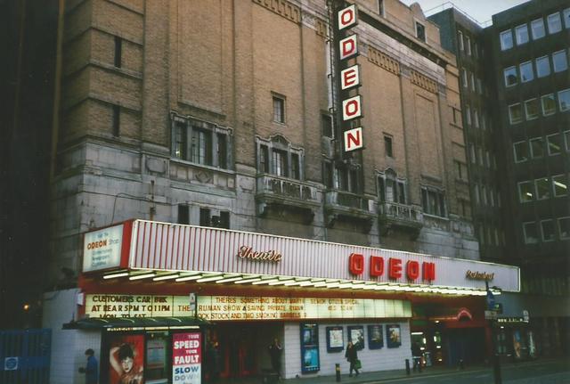 Exit sign (vintage) from Newcastle Odeon cinema