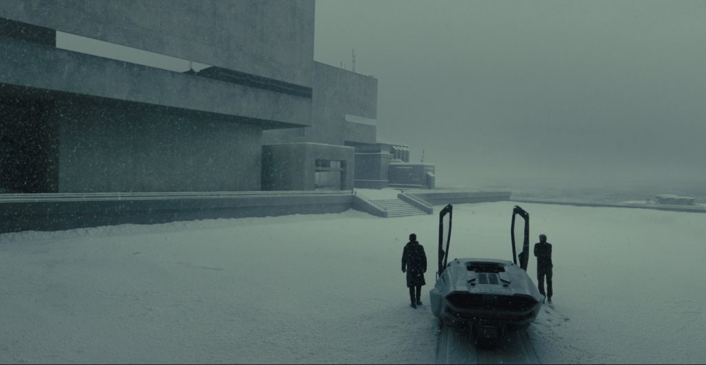 The Stelline brutalist building in Blade Runner 2049 pollution in film