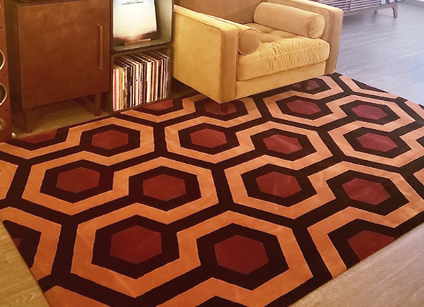 Hicks Hexagon Officially Licensed Luxury Rugs And Runners Designed By David As Seen In The Shining Overlook Hotel Furniture