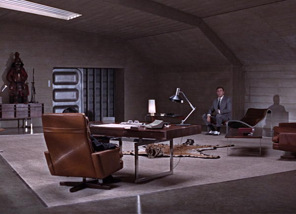 Bond desk: Bodil Kjær desk as seen in three Bond movies