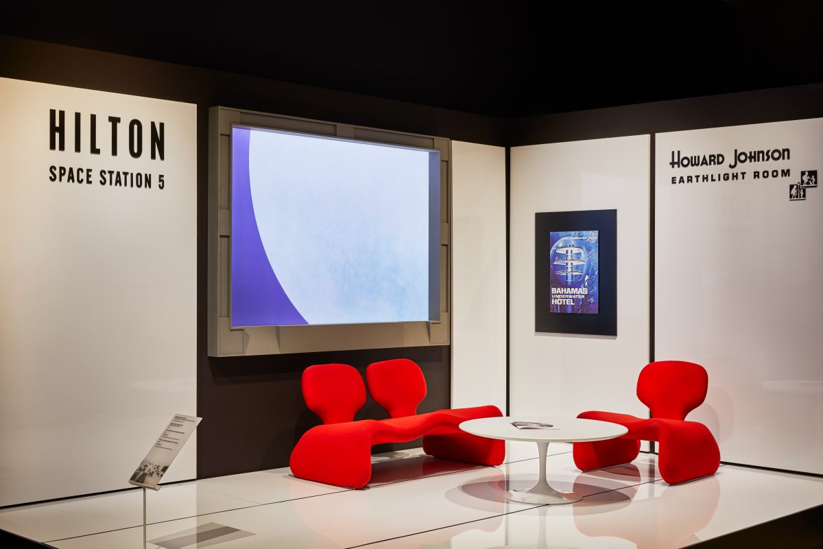Space Chair Design Djinn chair, Djinn stool, Djinn 2 seat sofa by Olivier Mourgue as seen ...