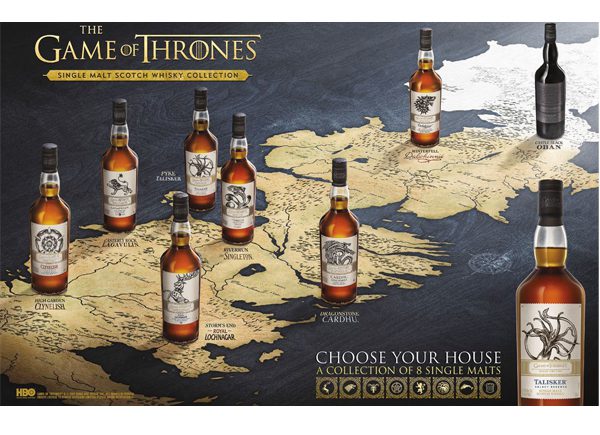 Game of Thrones whisky collection