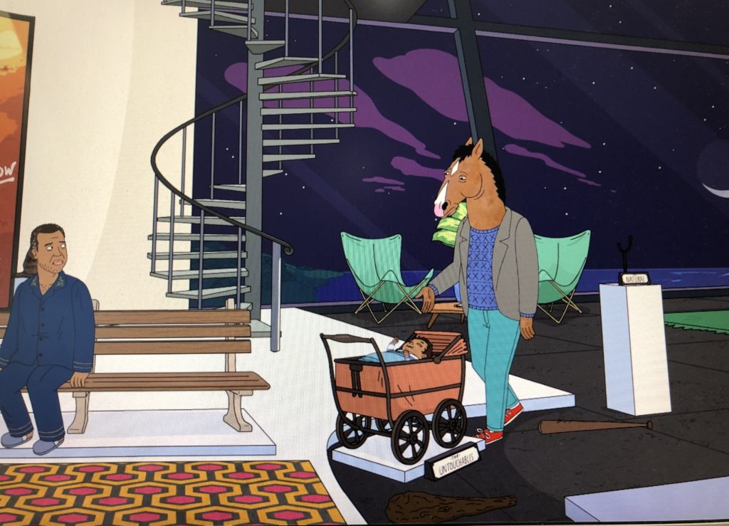 the shining carpet in bojack horseman