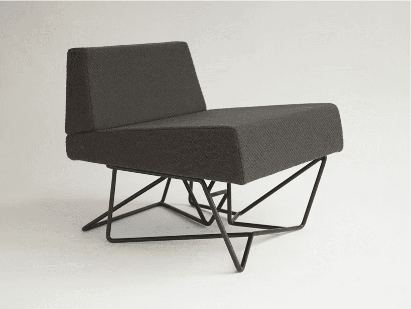 Wire chair designed by David Lynch